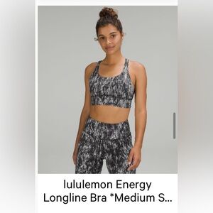 lululemon Energy Longline Bra
*Medium Support B-D Cups.